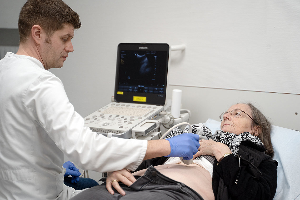 Ultraschalluntersuchung Bauchschlagader