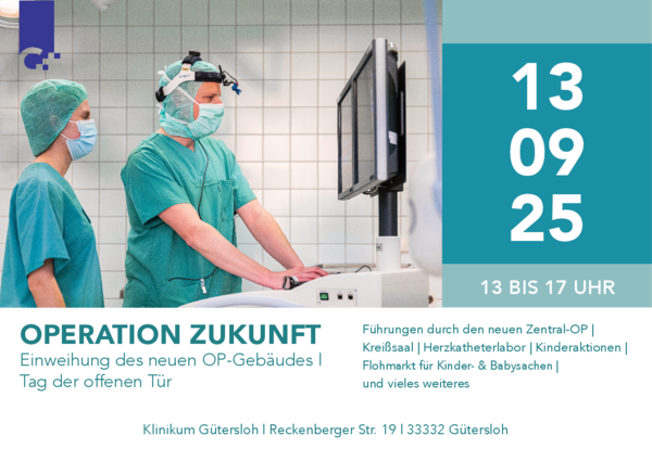 Plakat Tag der offenen Tür mit Datum