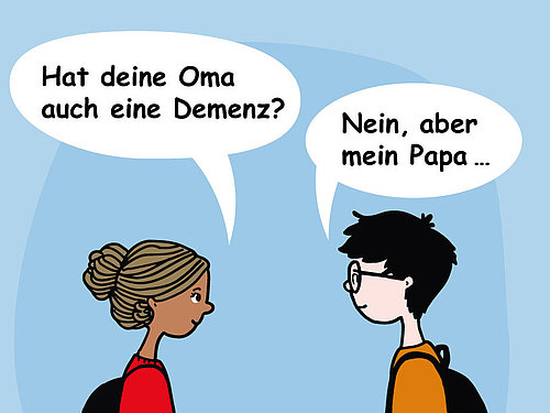 Unterhaltung über Demenz